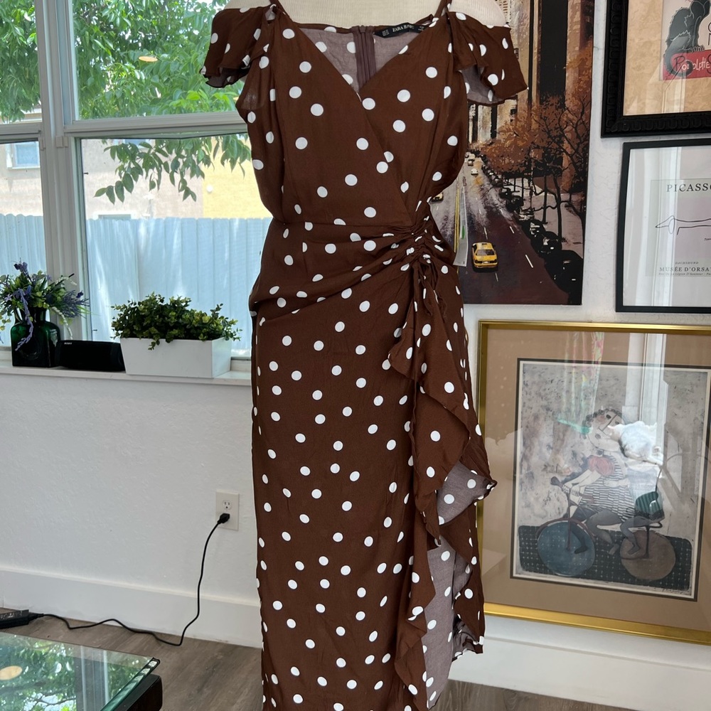 Flirty summer dress Zara XS PRETTY WOMAN! NWT